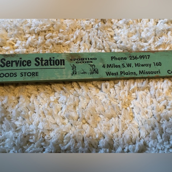 9421 VTG Ruler Measure W/ MO Fish Laws Robertsons Mobile Svc. & Sporting Goods - Picture 13 of 14